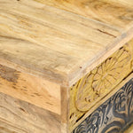 ZNTS Coffee Table 100x50x35 cm Solid Mango Wood 247881