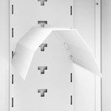 Saddle Cabinet White 53x53x105 cm Steel 339603