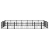 Outdoor Dog Kennel Steel 26.35 m 3124629