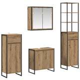 Bathroom Furniture Set with Drawer Artisan Oak Engineered Wood 3403057