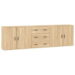 Sideboards 3 pcs Sonoma Oak Engineered Wood 3185402