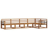 Outdoor Sofa Set 5 pcs Natural Solid Acacia Wood 3367587