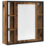 Bathroom Mirror Cabinet Old Wood 60x16x60 cm Engineered Wood 862226