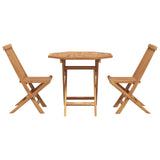 Garden Dining Set 3 pcs Brown Solid Acacia Wood 3385962