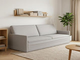 3 Seater Sofa Cloud Grey 220 x 81 x 82 cm Fabric 42041152