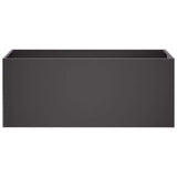 Garden Planter 2 pcs Black 80 x 40 x 40 cm Cold-rolled Steel 8005233