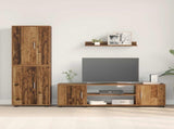 TV Cabinet Set Wall-mounted 4 pcs Old Wood Engineered wood 3397902