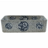 Countertop Basin Multicolour Rectangular 46x35.5x13 cm Ceramic 155074