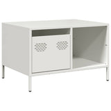 Coffee Table White 68.5x50x43.5 cm Cold-rolled Steel 851285