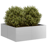 Planter 80x80x30 cm Galvanised Steel 860806