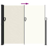 Retractable Side Awning Cream180x600 cm 4004535