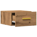 ZNTS Wall-mounted Bedside Cabinets 2 pcs Artisan Oak 35x35x20 cm 857066