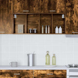 Hanging Cabinet Smoked Oak 40 x 29.5 x 100 cm Engineered Wood 884470