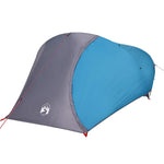 ZNTS Camping Tent Dome 4-Person Blue Waterproof 94728