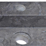 149160 Sink Black 58x39x10 cm Marble