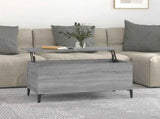 Coffee Table Grey Sonoma 90x44.5x45 cm Engineered Wood 819594