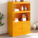 Sideboard Mustard Yellow 67x39x107 cm Steel 841670