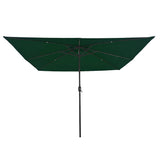 Garden Parasol Green 295 x 295 x 245 cm Polyester and Steel 42003661