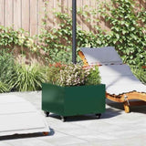 Parasol Base with Planter Green 45 x 45 x 45 cm Steel 42010367