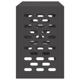 Air Conditioner Cover Black 90 x 40 x 60 cm Steel 865890