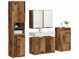 Bathroom Furniture Set 4 pcs Old Wood Engineered Wood 3415801