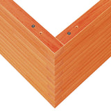 Garden Planter Wax Brown 60x60x45.5 cm Solid Wood Pine 847250