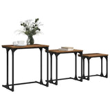 Nesting Coffee Table 3 pcs Old wood Engineered wood 883531