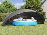 Pool Dome Folding Manual Black 592 x 590 x 275 cm 42001135