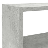 ZNTS Wall Cube Shelf 7 Compartments Concrete Grey Engineered Wood 860025