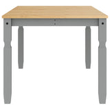 ZNTS Dining Table Corona Grey 180x90x75 cm Solid Wood Pine 4005721