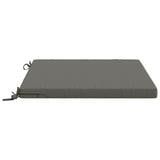 Seat Cushions SOEST 4 pcs 100% Polyester Grey 60 x 60 x 5 cm 944664