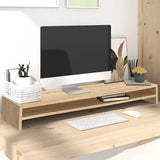 Monitor Stand Sonoma Oak 100x24x13 cm Engineered Wood 800336