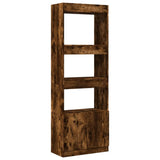 Highboard Smoked Oak 63x33x180 cm Engineered Wood 3309604