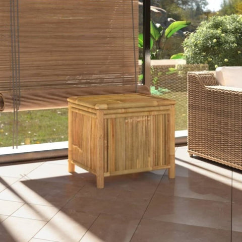 Garden Storage Box 60x52x55cm Bamboo 319874