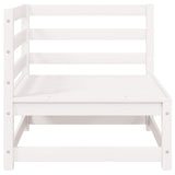 Corner Sofa White Solid pine wood Medium Modular Corner Sofa 805661