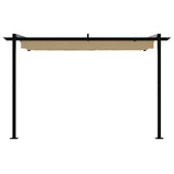 Gazebo 300 x 300 x 200 cm Taupe Polyester 4003973