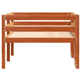 Kids' Bed Frame without Mattress Wax Brown 75x190 cm Small Single 846872
