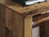 Desk with Wheels Old Wood 91 x 50 x 77 cm Engineered Wood 869536