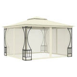 Gazebo with Nets 300x300x265 cm Cream 48595