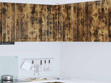Wall Corner Cabinet LUCCA Smoked Oak 57 x 57 x 80 cm 885080