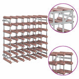 Wine Rack for 42 Bottles Brown Solid Wood Pine 340893