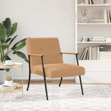 Armchair Beige 59 x 75 x 78 cm Curly Wool-like Fabric 42017703