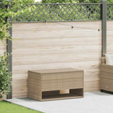 Outdoor Cushion Box Beige 100x55x55.5 cm Poly Rattan 4104144