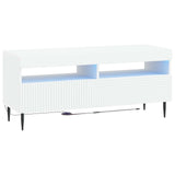 LED TV Cabinet White Engineered Wood 896985