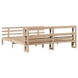 Bed Frame with Headboard without Mattress 200x200 cm 3306120