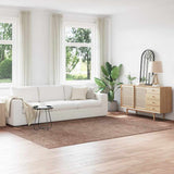 Anti-slip Shaggy Rug Brown 200 x 290 cm PP 4019797