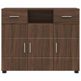 Wooden Cabinet Brown Oak 88.5 x 30.5 x 73 cm Engineered Wood 880288