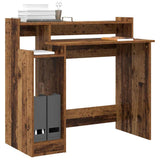 Desk with Shelf Old Wood 97 x 45 x 90 cm Engineered Wood 875240