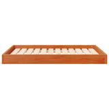 Dog Bed Wax Brown 101.5 x 74 x 9 cm Solid Pine Wood 867649