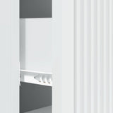 Drawer Cabinet White 33 x 34.5 x 90 cm Engineered Wood 893925